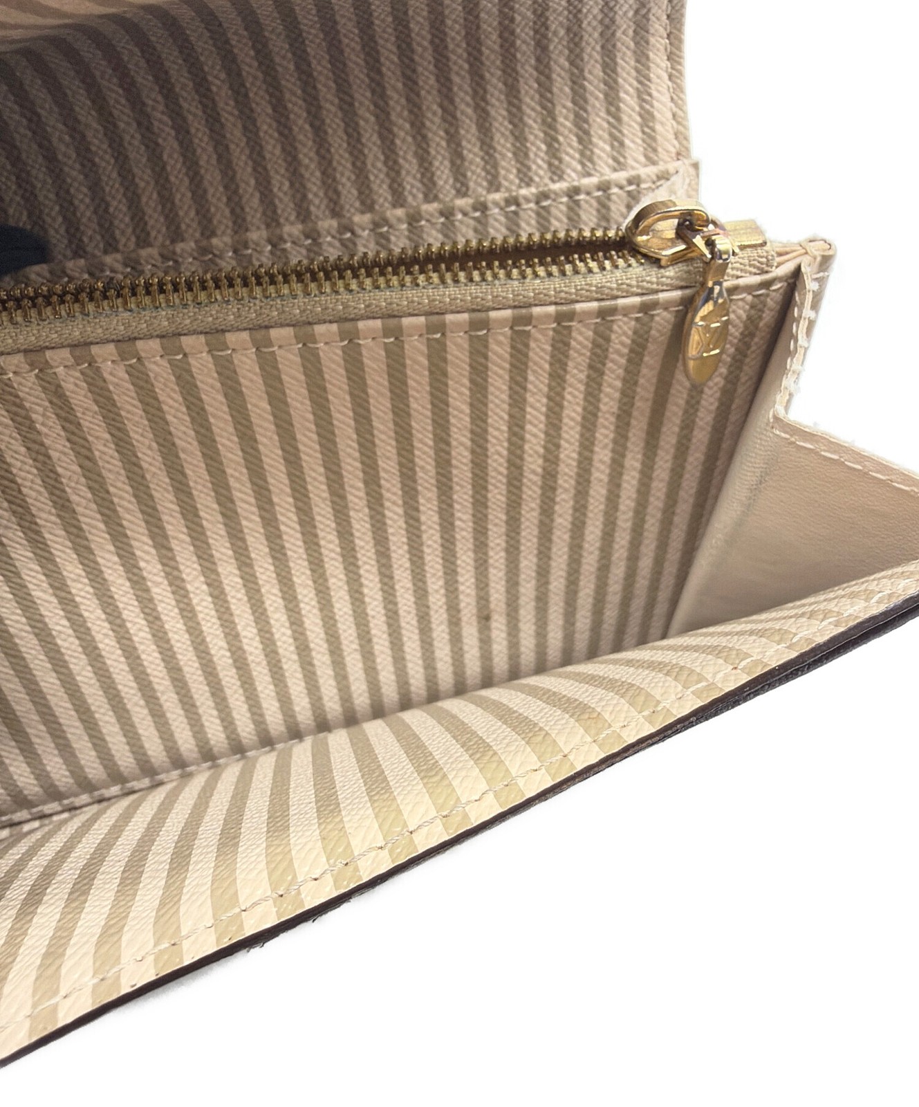 LOUIS VUITTON N63179 Brown Monogram Canvas Leather Long Wallet SN3412 thumbnail 6