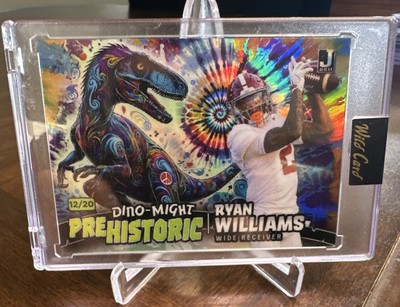Wild Card Alumination Ryan Williams Dino-Might Prehistoric Serial Numbered 12/20
