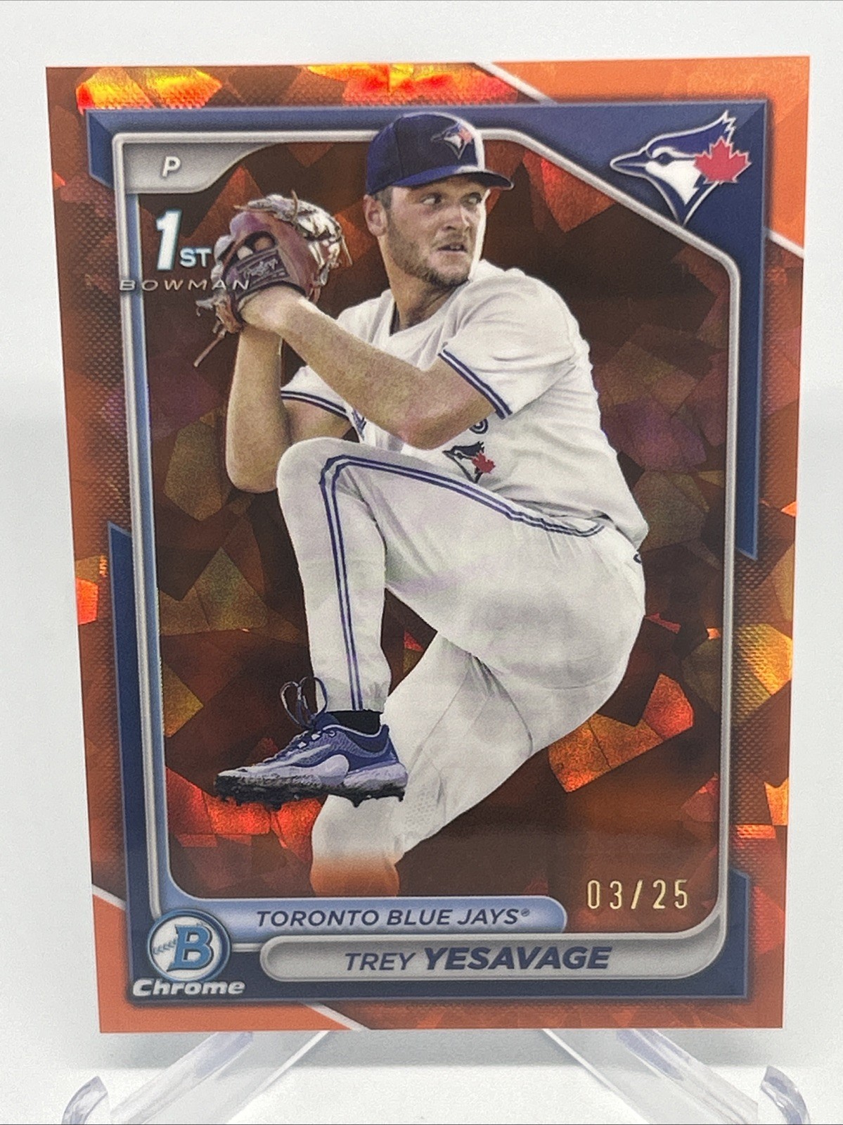 2024 Bowman Chrome Sapphire Edition - Trey Yesavage Orange /25 BDC-92