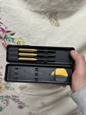3 x Harrows Dart Set mit Harrows Marathon Flights & Case - 12 cm lang Darts