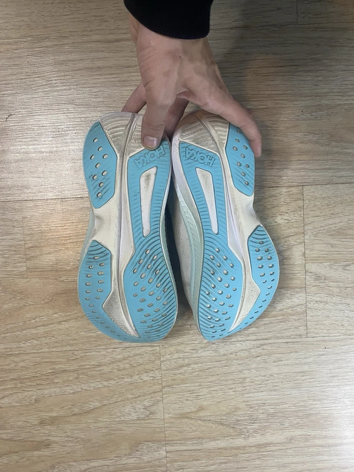 Hoka One One Mach 6 oro rosa escarcha 1147810 para mujer talla 8,5 Reino Unido talla 7 Foto 4 de 4