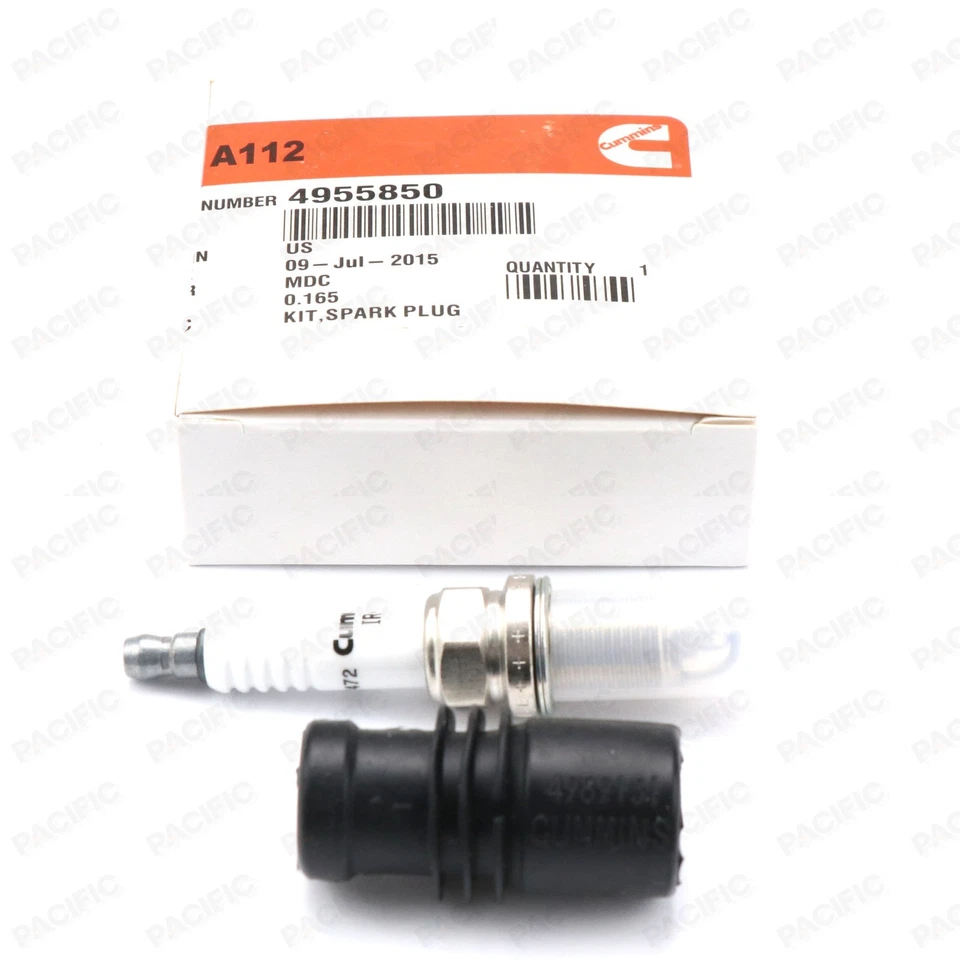 6pcs 4955850 Spark Plug Kit for Cummins 5473010 Series CNG Engines  - Bild 2 von 4