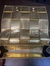 Luxury Designer Look Alike Handbag Crossbody Bag Alligator Pattern In GOLD 5