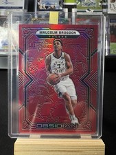 2021-22 Panini Obsidian Electric Etch Red Flood Malcolm Brogdon #79