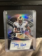 Panini 2021 Spectra Signatures Torry Holt Prizm Auto #SIG-TH /49 Rams