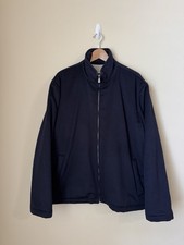 Loro Piana 100 Cashmere Storm System Jacket Full Zip Navy Blue XL