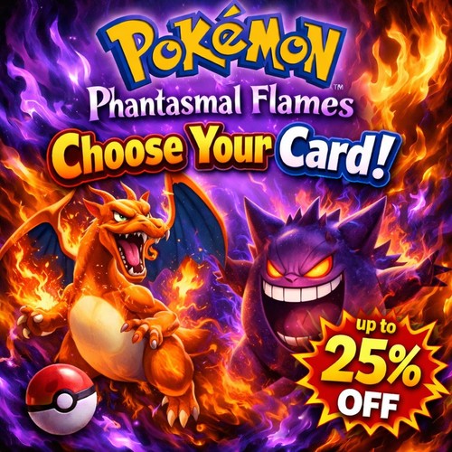 Phantasmal Flames - Choose Your Card - Complete Your Set!!!