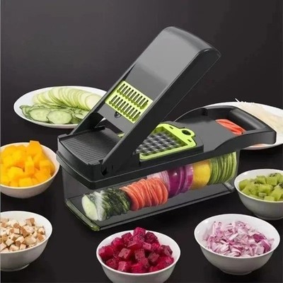 16-In-1 Vegetable Fruit Chopper Cutter Food Onion Veggie Dicer Slicer Kitchen