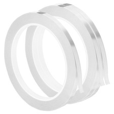 PATIKIL 1/4" Whiteboard Tape, 3 Pack Thin Dry Erase x 72 Yard, White