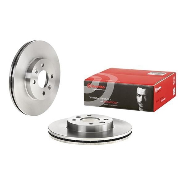 2X Brembo Bremsscheiben 262Mm InnenbelÜFtet Vorne Passend FÜR Renault Laguna-image
