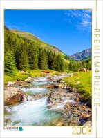 Calvendo Puzzle The GöRiachbach In The Beautiful Alpine Pasture Area | 2000 Piec