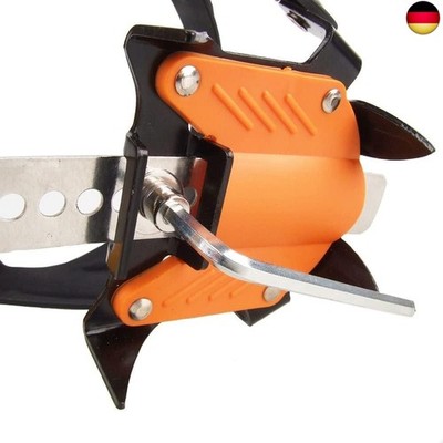 Namvo Ice Spikes, 10 Zähne mit Ski geschweißt Kette Edelstahl Steigeisen, U