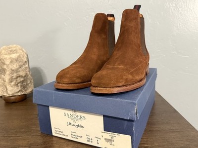 Sanders Chelsea Boot Polo Snuff Suede new US 9