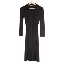 Auth DIANE VON FURSTENBERG(DVF) - Black Women's Dress
