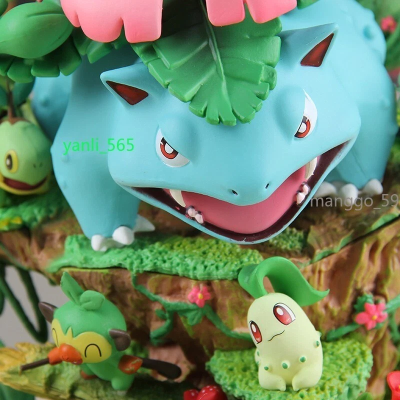 US ! ! 33cm Forest Group Grass Type Venusaur PVC Figure Statue Model Gift 1PC - Image 4 of 4