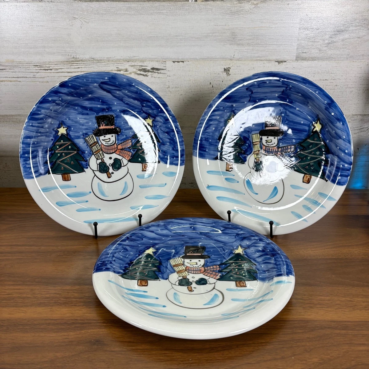 Snowman Plates for sale | eBay