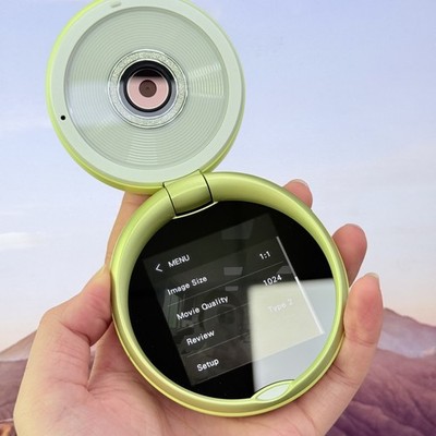 Casio Exilim TR Mini TR-M10 Digital Beauty Camera Green Bluetooth Face Perfect