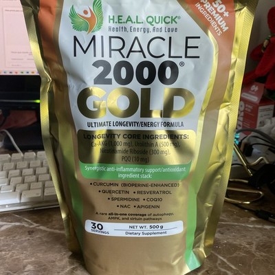 Miracle 2000 GOLD Ultimate Longevity/Energy Formula 500g 30 servings