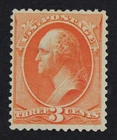 CKStamps: US Stamps Collection Scott#214 3c Washington Mint HR OG Tiny Thin