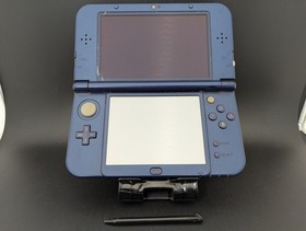 B5087 Nintendo new 3DS LL XL console Metallic Blue Japan w/pen x