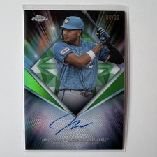 James Wood Chrome 2026 Diamond Green /99 Auto