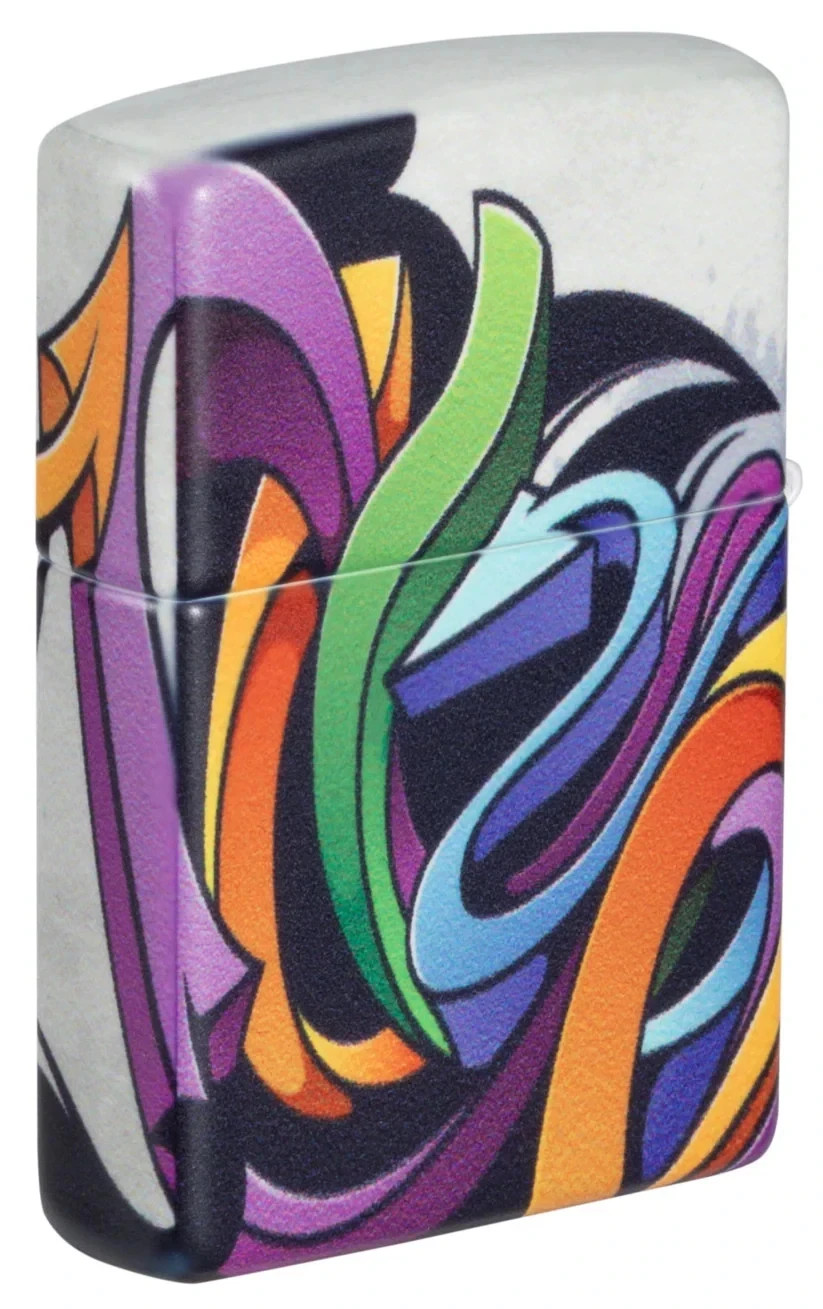 Zippo 48094, Graffiti Design, 540 Color Process-Multi Sided Lighter