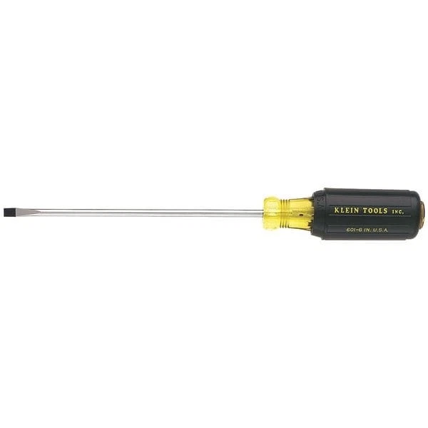 Klein Tools 601-3 General Purpose Slotted Screwdriver 3/16 In Round - Image 3 of 4