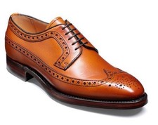 NEW-Handmade Men Tan Colour Wingtip Brogue Formal Lace Up Dress Shoes For Men