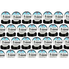 100 of 3M Temflex 1700 165 Black 3/4" x 60' General Use Vinyl Electrical Tape