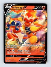 Infernape V SWSH 252 Black Star Promo Ultra Rare Holo Near Mint Pokemon TCG Card