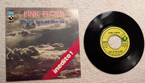 Pink Floyd Point Me at the Sky Careful with That Axe 7" PS Picture Sleeve Italy