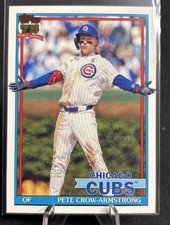 2026 Topps Series 1 - 1991 Topps Baseball Pete Crow-Armstrong #T91-64
