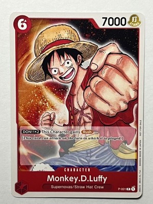 Monkey.D.Luffy P-001 One Piece Promotion Cards
