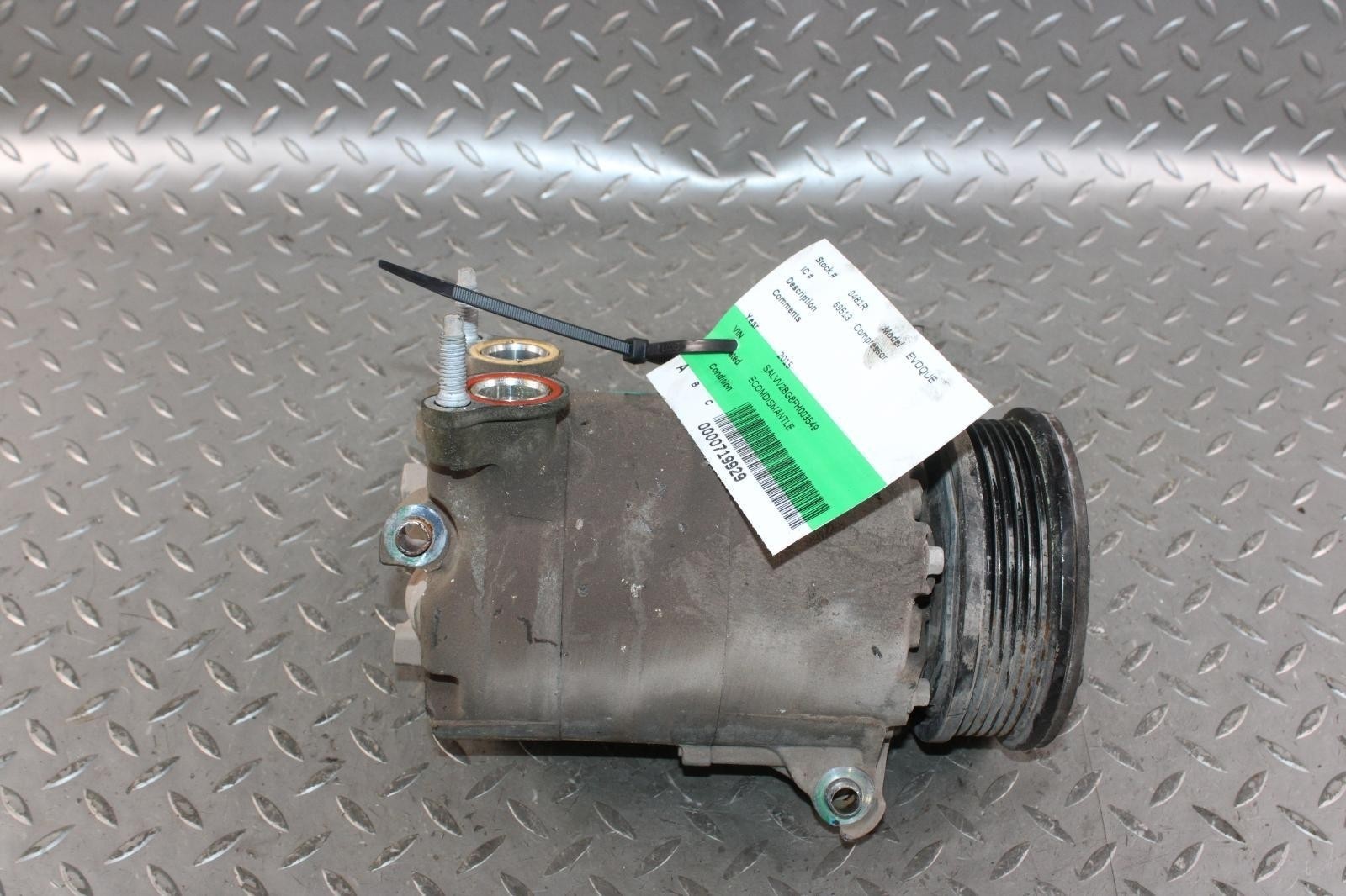 12-17 EVOQUE Engine Motor Air Conditioning Compressor Pump Unit OEM Factory OE