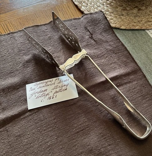 Gorham Sterling Silver (.925) Cottage Pattern Asparagus Server c.1861