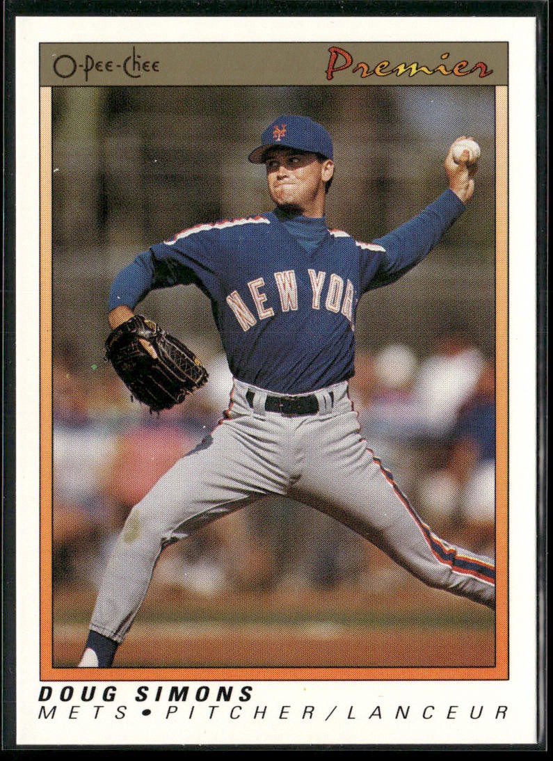 1991 O-Pee-Chee Premier #110 Doug Simons RC