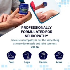 Basic Vigor Migrastil Neuropathy Relief Cream Extra Strength For Feet Legs-