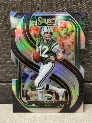 Joe Namath #170 Silver Prizm Die Cut - 2024 Panini Select