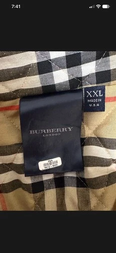Burberry London Men's Jacket Very Beautiful Olive Green Hooded Coat Size XXL image 3