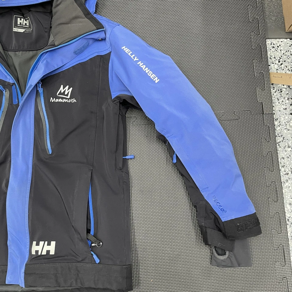 Helly Hansen 夹克男式中号猛犸象 Helly Tech Recco 防水连帽 — 第 3/4 张图片