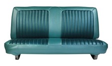 Ford Pickup All Vinyl Replacement Seat Upholstery For Front Bench - 1957-1960