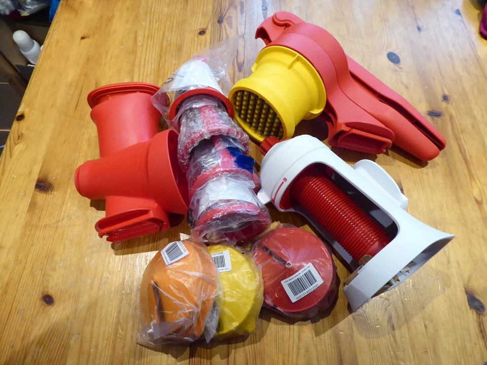 Tupperware Profi Chef Fleischwolf Reibe Presse Spritzgebäck NEU - Bild 3 von 3