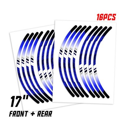 Blue P05B Trim Size 17'' Sticker For Yamaha YZF R6 1999-2020 19 18 17 16 15 14 1