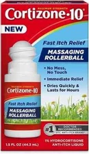 Cortizone 10 Massaging Rollerball Fast Itch Relief 1.5 fl oz. Exp. 07/26+