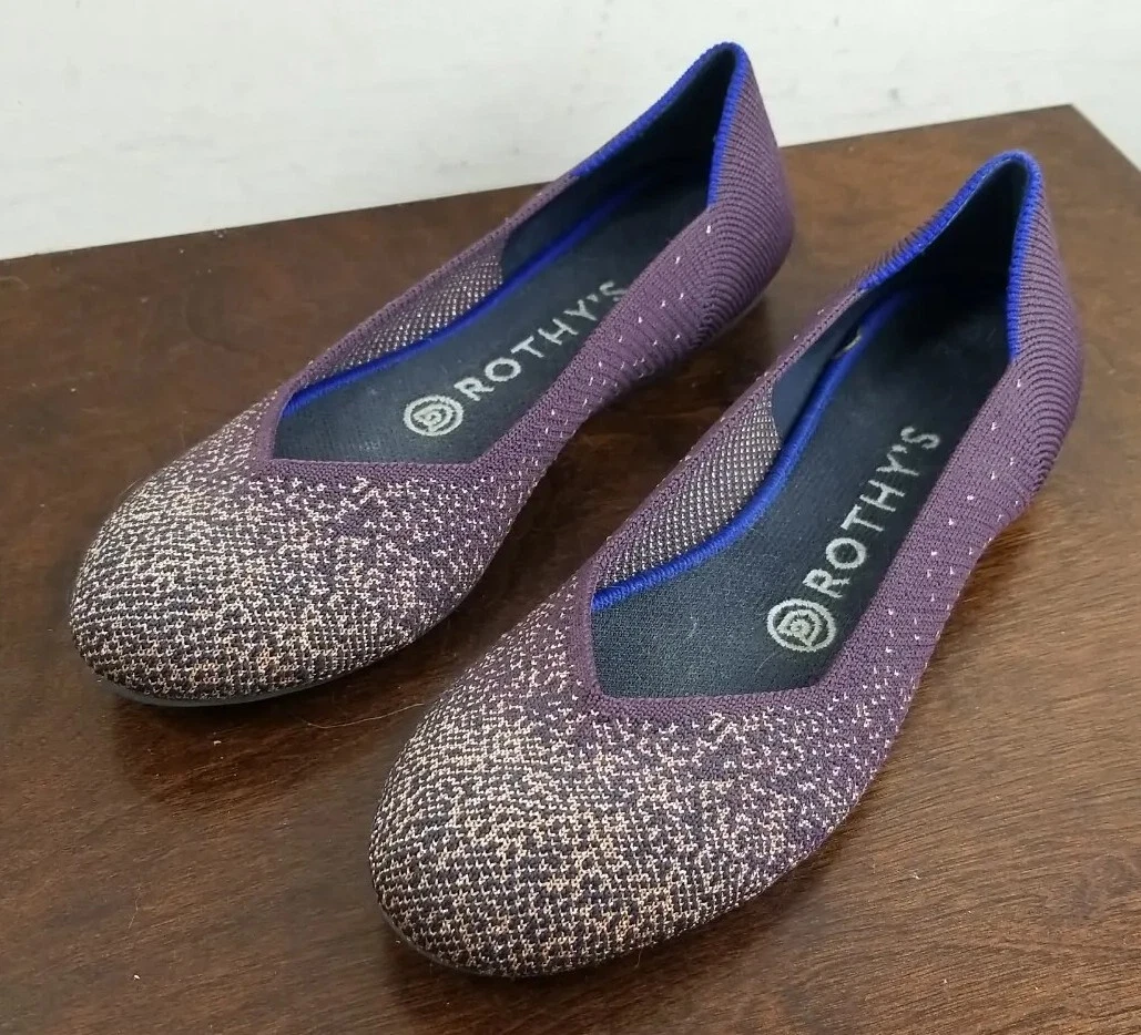 Rothys eggplant best sale metallic