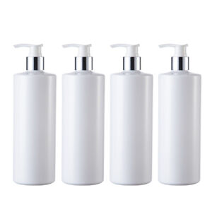 1/2/3/4pcs 500ml Refillable Lotion Pump Bottles Cylinder Plastic Soap-Dispenser