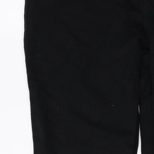 Basic Editions Womens Black Cotton Blend Tapered Jeans Size 8 L28 - Picture 12 of 12