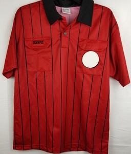 red referee shirt