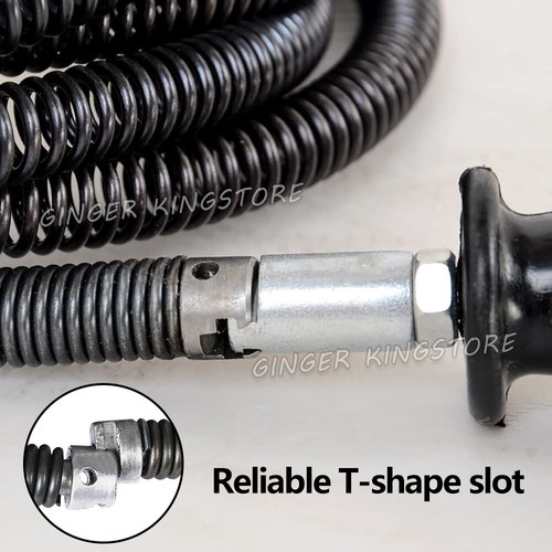 Plumber Drain Snake Pipe Cleaner Pipeline Sewer 12M w 6 Drill Bit Tool - Picture 4 of 10