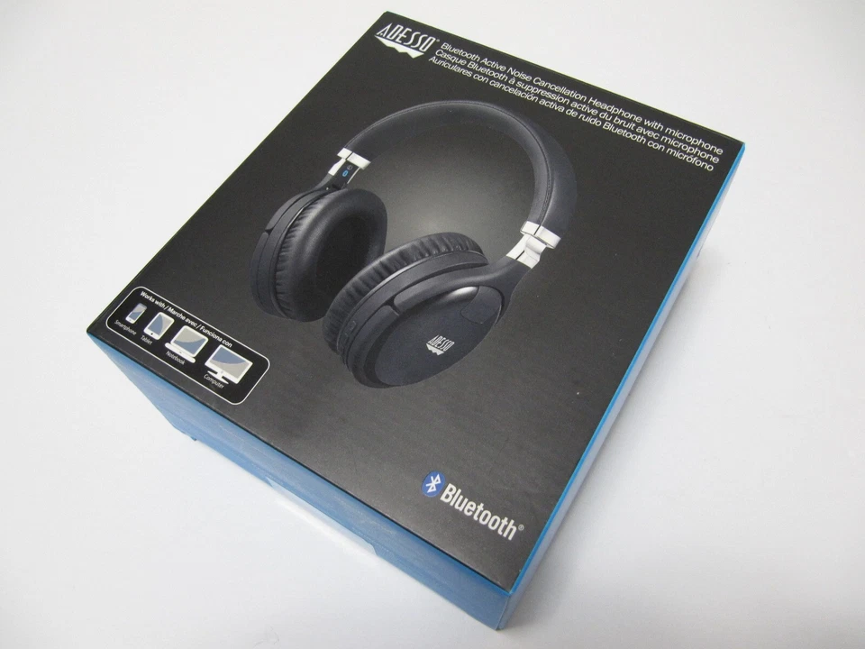 Adesso Xtream P600 Bluetooth active noise cancellation headphone Built in Mic - Image 3 of 4